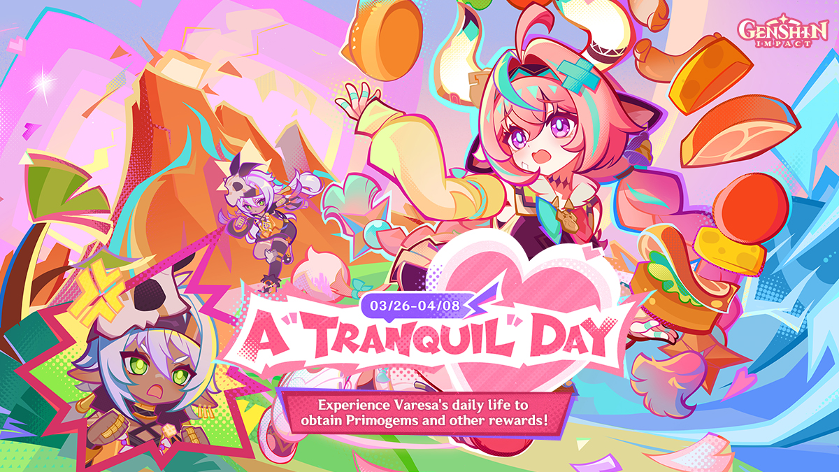Genshin Impact Varesa Tranquil Day web event