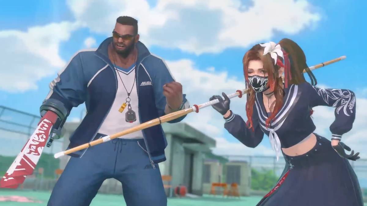 FFVII Ever Crisis Academy Boss Fight Is Aerith and Mr. B