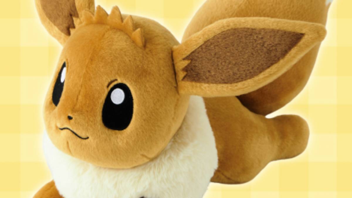 Life-size Eevee Plush Joins Japanese Pokemon Center in April