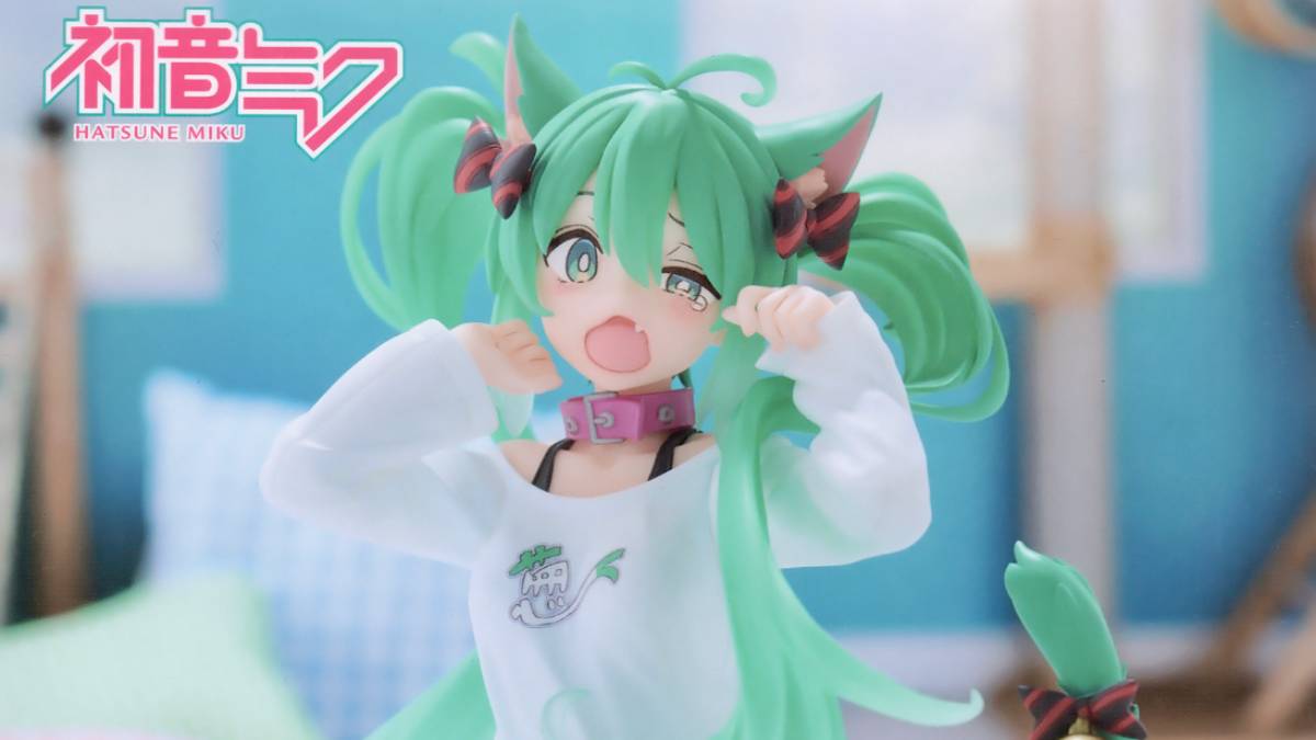Cat Girl Hatsune Miku Desktop Cute Figure Returns