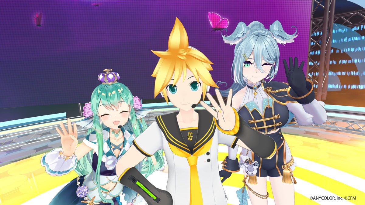 Vocaloid Kagamine Len Sang at Nijisanji LazuLight Vtuber Stream