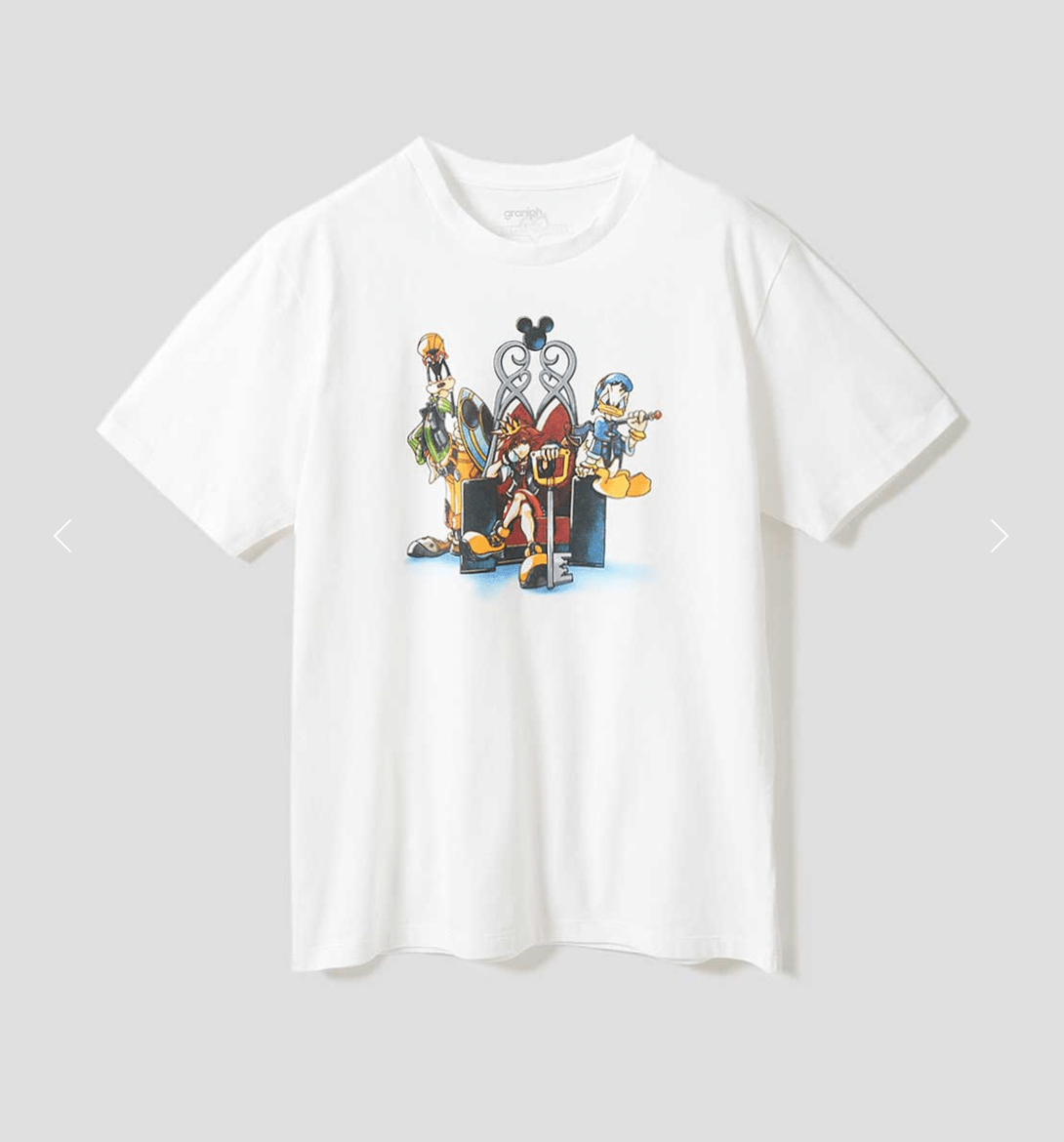 Graniph Kingdom Hearts Shirts and Accessories Appear