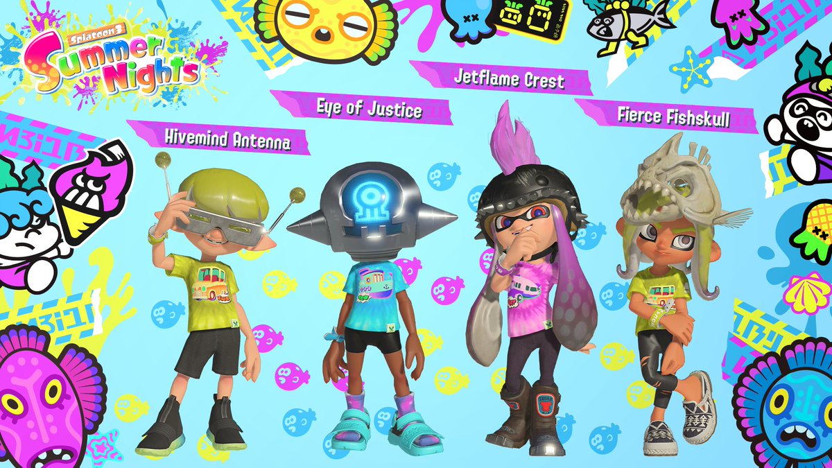 Splatoon 3 Gets Summer Nights Splatfest and Splatoon 2 Gear
